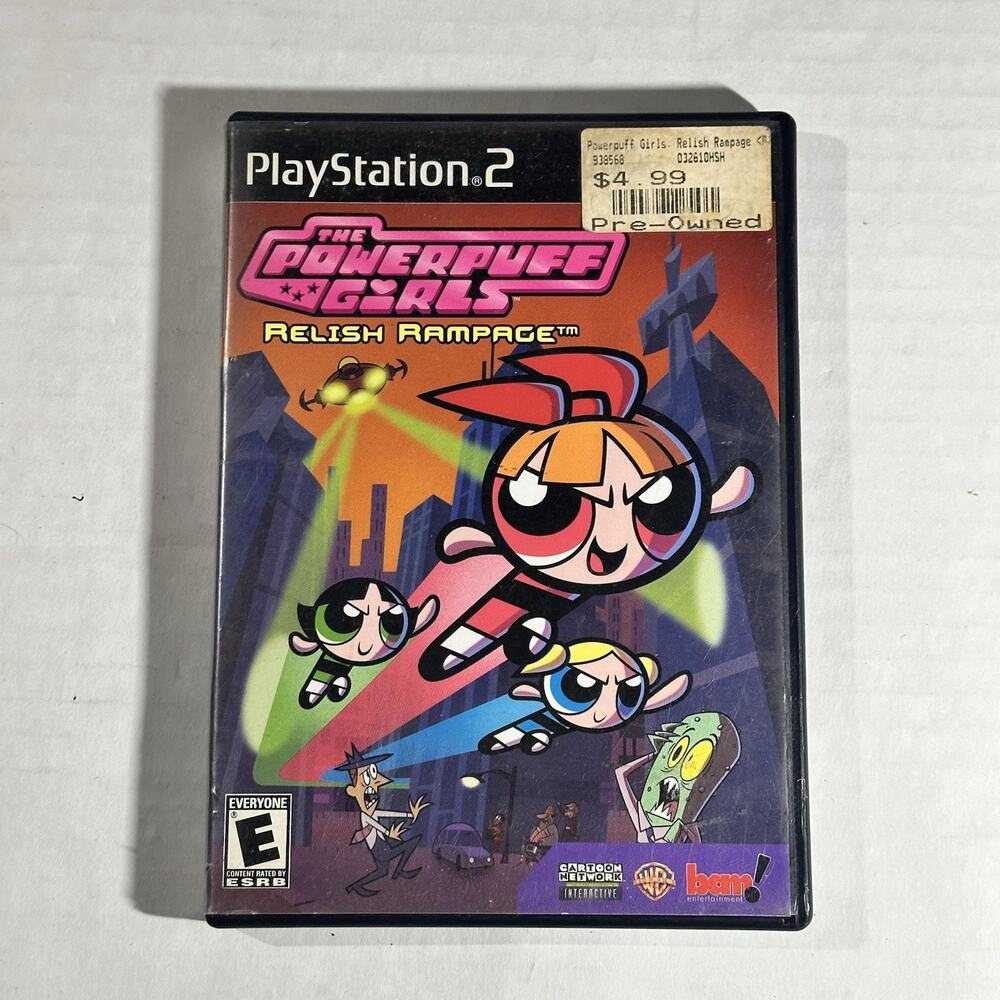 The Powerpuff Girls Relish Rampage Ps2 (tested)